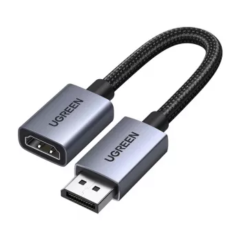 Ugreen DisplayPort auf HDMI Adapterkabel 4K 30Hz unidirektional Schwarz 1,5m
