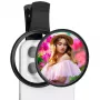 KF Black Diffusion 1/4 Filter 67mm mit Clip-On-Adapter für Smartphone