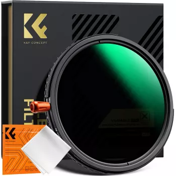 K&F Concept Nano-X MRC Hybrid Filter 3-in-1 77mm Fader ND2-32 + CPL + Black Diffusion 1/4