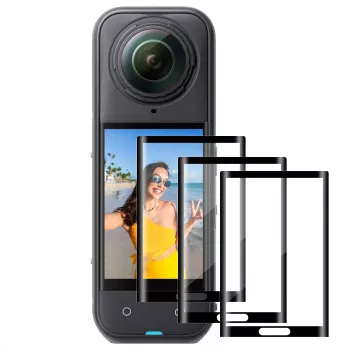 3x Tempered Glass Screen Protector für Insta360 X4 / X5 - KF31.184