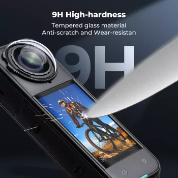 3x Tempered Glass Screen Protector für Insta360 X4 / X5 - KF31.184