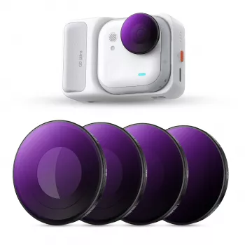 K&F Concept 4er-Pack 2-in-1 ND/PL Filter-Set ND8/PL ND16/PL ND32/PL ND64/PL für Insta360 GO Ultra, SKU.1673