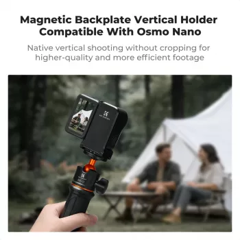 KF Concept KF12.0050 Magnetischer vertikaler Halterungsadapter mit 1/4-Zoll-Gewinde für DJI Osmo Nano / Xtra Atto