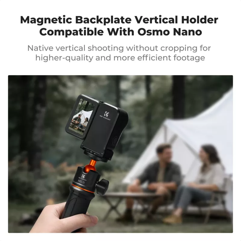 KF Concept KF12.0050 Magnetischer vertikaler Halterungsadapter mit 1/4-Zoll-Gewinde für DJI Osmo Nano / Xtra Atto
