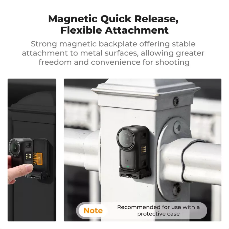 KF Concept KF12.0050 Magnetischer vertikaler Halterungsadapter mit 1/4-Zoll-Gewinde für DJI Osmo Nano / Xtra Atto