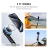K&F Concept X97-C Selfie Stick Stativ 180 cm mit MagSafe Magnet-Halterung und Bluetooth-Fernauslöser (Schwarz)