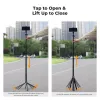 K&F Concept X97-C Selfie Stick Stativ 180 cm mit MagSafe Magnet-Halterung und Bluetooth-Fernauslöser (Schwarz)