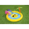 Bestway Playground Island 237 x 201 x 104 cm aufblasbares Wasserspielzentrum mit Rutsche und Spielen
