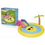 Bestway Playground Island 237 x 201 x 104 cm aufblasbares Wasserspielzentrum mit Rutsche und Spielen