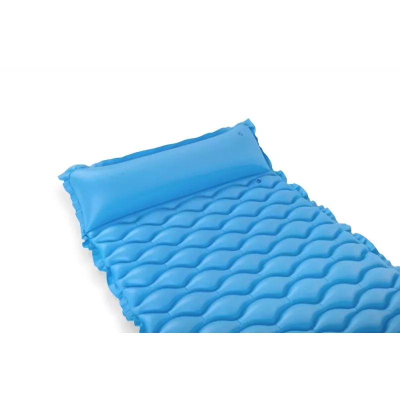 Bestway Luftmatratze 213 x 86 cm Pavillo Roll & Relax Einzelperson Dunkelblau/Grau
