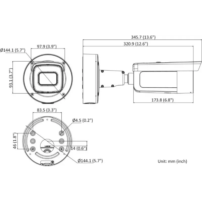 Hikvision DS-2CD3686G2-IZS 7-35mm H eF O-STD Bullet Smart IP Kamera 8MP