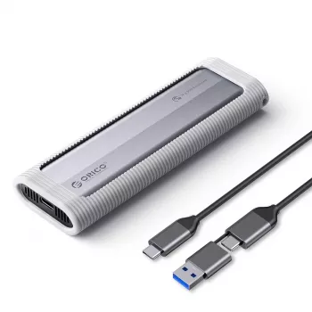 ORICO AXM2-G2-V1 M.2 NVMe SSD Gehäuse USB-C/USB-A 10Gbps - Grau