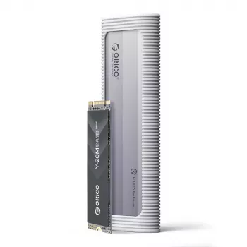 ORICO AXM2S-G2-V1 M.2 NVMe/NGFF USB-C/USB-A to USB-C Gehäuse - Grau