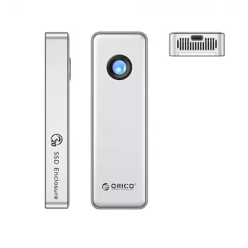 ORICO OUM2-G20 M.2 NVMe USB-C 3.2 20Gb/s Gehäuse - Silber