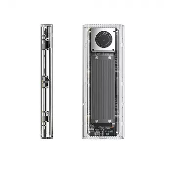 ORICO TCM2-G20 M.2 NVMe USB-C 3.2 20Gb/s Gehäuse - Silber/Transparent