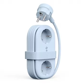 ORICO AP3 65W GaN Power Strip 6-in-1, 2x AC + 2x USB-A + 2x USB-C, Blau