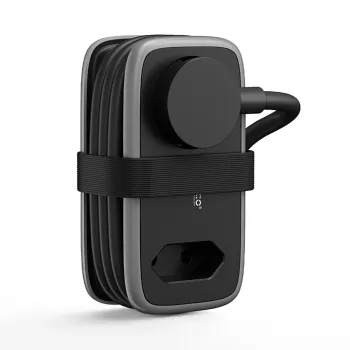 ORICO APP 15.5W 5-in-1 Power Strip mit 2x AC, 2x USB-A, 1x USB-C - Schwarz