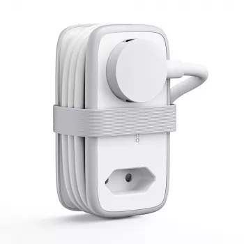 ORICO APP 15.5W 5-in-1 Power Strip mit 2x AC, 2x USB-A, 1x USB-C - Weiß