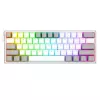 Redragon K617 Fizz RGB White/Grey 60% Mechanische Gaming-Tastatur mit Hot-Swappable Red Switches