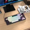 Redragon Ucal Magnetic K673WB-RGB-M 75% Tri-Mode Mechanische Gaming-Tastatur, Weiß/Schwarz