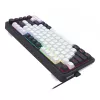 Redragon Ucal Magnetic K673WB-RGB-M 75% Tri-Mode Mechanische Gaming-Tastatur, Weiß/Schwarz