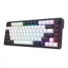 Redragon Ucal Magnetic K673WB-RGB-M 75% Tri-Mode Mechanische Gaming-Tastatur, Weiß/Schwarz