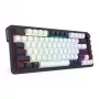 Redragon Ucal Magnetic K673WB-RGB-M 75% Tri-Mode Mechanische Gaming-Tastatur, Weiß/Schwarz