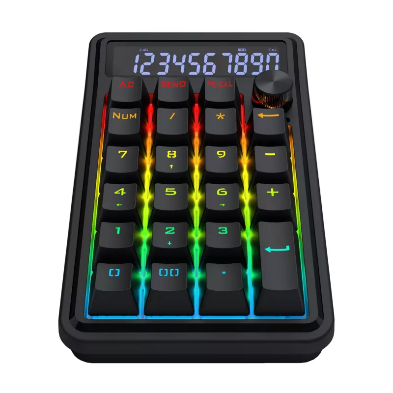 Redragon Cove K733-RGB-WL 60% Tri-Mode Mechanische Tastatur, Hot-Swappable, RGB, Schwarz