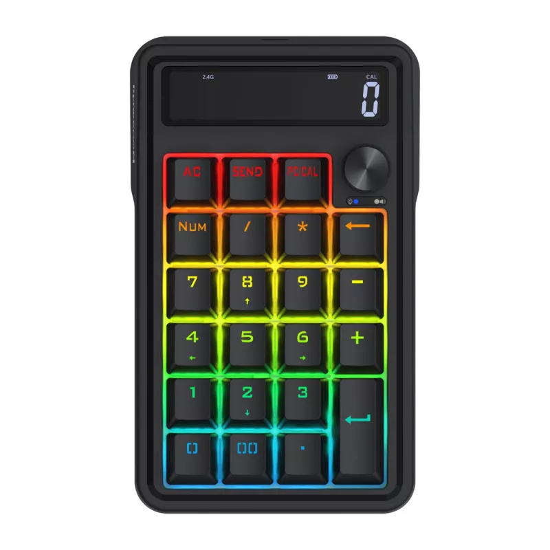 Redragon Cove K733-RGB-WL 60% Tri-Mode Mechanische Tastatur, Hot-Swappable, RGB, Schwarz