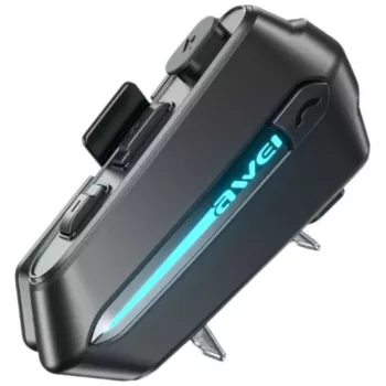 AWEI VS-1 V5.4 Bluetooth Helmet Headset Schwarz