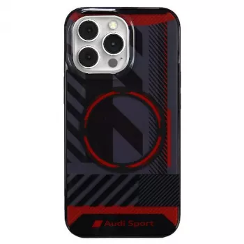 Audi IML Sport MagSafe Case für iPhone 13 Pro Max 6,7 inch Schwarz Hardcase