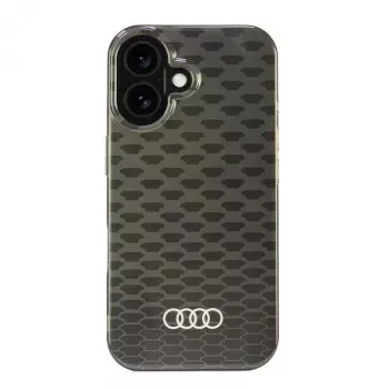 Audi IML Stitching Pattern MagSafe Hard Case für Apple iPhone 16 6,1 inch - Schwarz