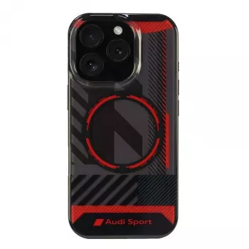 Audi IML Sport MagSafe Hard Case für Apple iPhone 16 Pro 6,3 inch Schwarz