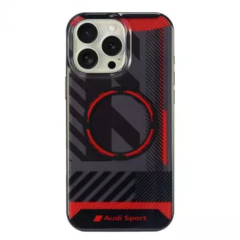 Audi IML Sport MagSafe Hard Case für iPhone 16 Pro Max 6,9 inch - Schwarz