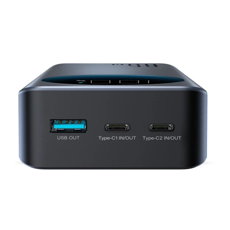 Joyroom JR-PBF05 Pro Power Bank 30000mAh 65W mit Digitalanzeige 2x USB-C 1x USB-A - Schwarz