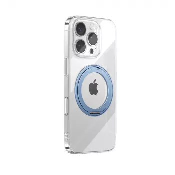 JOYROOM JR-16JL6 Ultra-Dünne MagSafe-kompatible Hülle für iPhone 16 Pro Max mit 360° drehbarem Ringständer - Blau