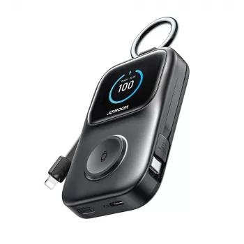 Joyroom JR-W19 5000 mAh Wireless Power Bank mit Watch-Ladegerät 5W Schwarz