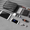UGREEN Electronic Organizer Case für Festplatte HDD SSD Telefon Kabel Zubehör 24,5 x 17,5 x 5 cm Grau (50147 LP149)