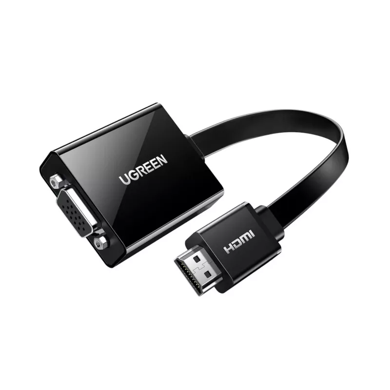 UGREEN HDMI zu VGA Adapter MM103, 25cm, Schwarz