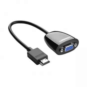 UGREEN HDMI zu VGA Konverter MM105, kein Audio, Schwarz