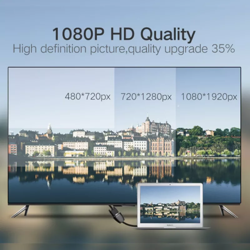 UGREEN HDMI zu VGA Konverter MM105, kein Audio, Schwarz