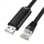 UGREEN CM204 USB to RJ45 Console Cable 1,5m Schwarz