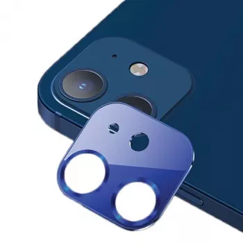 USAMS Kamera-Linsenglas für iPhone 12 Metallblau BH703JTT05 (US-BH703)