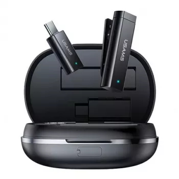 USAMS Wireless Lavalier Mikrofon ENC 2,4 GHz USB-C ZB243MKF01 (US-ZB243)
