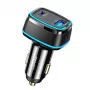 USAMS T43 33W PD3.0 QC3.0 Wandladegerät mit USB-C auf Lightning Kabel 1,2m Schwarz