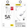 Dudao L2L USB-A auf Lightning Kabel 1m Weiß