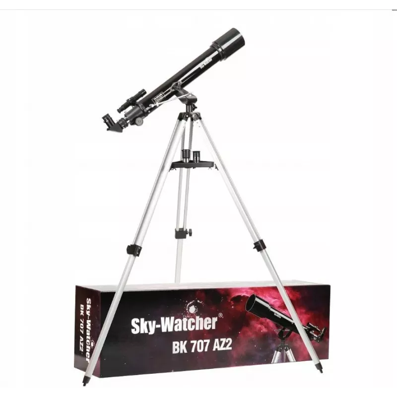 Sky-Watcher Mercury 70/700 AZ2 Refraktor-Teleskop 140x Schwarz