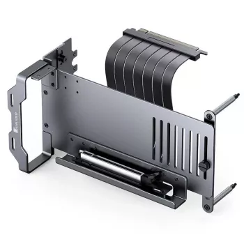 Jonsbo A50 Vertikales GPU-Montagekit, PCIe 5.0 Riser-Kabel 175 mm, Grau (A50 GRAY)