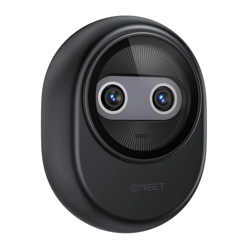 EMEET Piko Webcam 4K UHD mit Autofokus, Dual-Mikrofon, Datenschutzblende, USB-C, Schwarz
