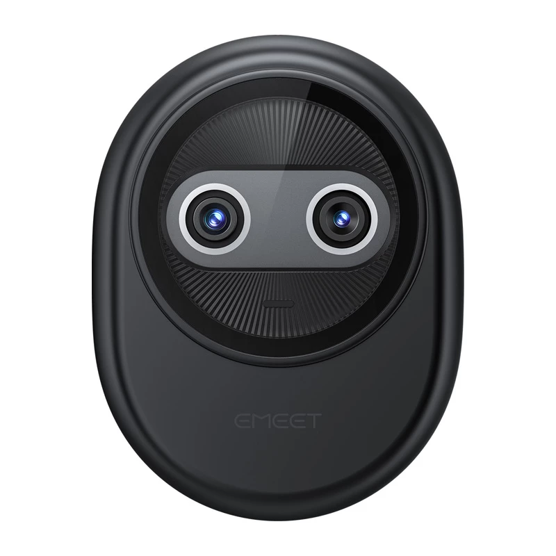 EMEET Piko Webcam 4K UHD mit Autofokus, Dual-Mikrofon, Datenschutzblende, USB-C, Schwarz